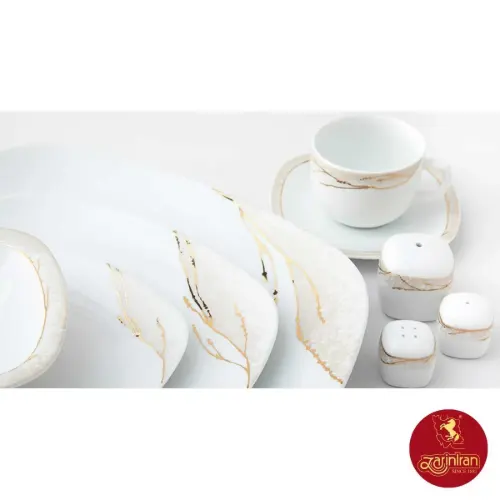 سرویس چینی زرین کواترو آرتین 12 نفره 98 پارچه