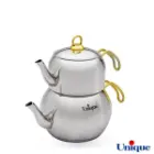 کتری و قوری 2.5 لیتر یونیک استیل UN-7268