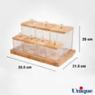 ست جای حبوبات و ادویه لیمون کد 2203