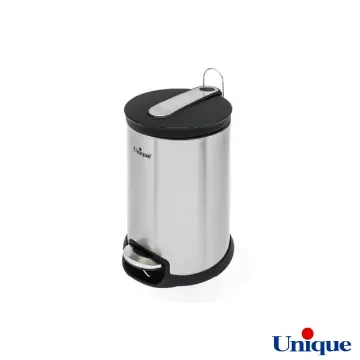 سطل زباله استیل 5 لیتر با آرام بند یونیک UN-4410