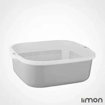 ست آبکش و لگن نسیم 2 لیمون 0183