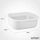 ست آبکش و لگن نسیم 2 لیمون 0183