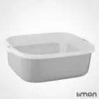 ست آبکش و لگن نسیم 1 لیمون 0163