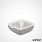 ست کاسه و آبکش چهارگوش 3 لیمون 0576