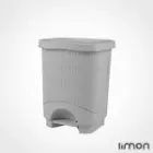 سطل پدالی چهارگوش طرح بامبو لیمون سایز کوچک 1582