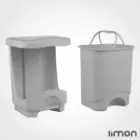سطل پدالی چهارگوش طرح بامبو لیمون سایز کوچک 1582