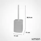 سطل و فرچه چهارگوش طرح بامبو لیمون سایز کوچک 1612