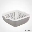 ست کاسه و آبکش چهارگوش لیمون سایز 1 0218