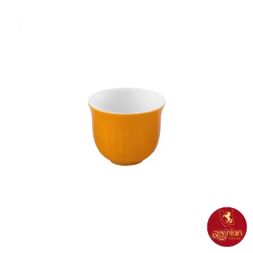 فنجان اسپرسو چینی زرین مدل مهران طرح نارنج 50
