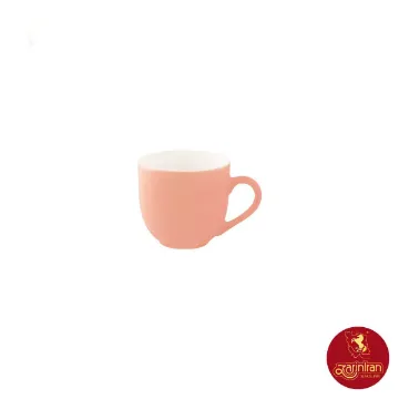 فنجان قهوه خوری ایتالیا اف چینی زرین طرح ماربل سایز 6