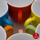 سرویس 12 پارچه قهوه خوری چینی زرین ایتالیا اف طرح پسته