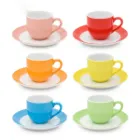 سرویس 12 پارچه قهوه خوری چینی زرین ایتالیا اف طرح پسته