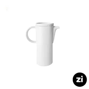 قوری چینی زرین Zi فرم اس متوسط سفید