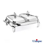 سوفله خوری یونیک دو خانه پافیلی کروم UN-3117