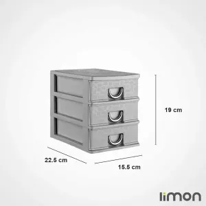 دراور 3 کشویی لیمون سایز 5 1524