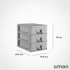 دراور 3 کشویی لیمون سایز 5 1524