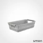 سبد طرح بامبو دسته استیل لیمون سایز 3 1386
