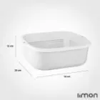 سرویس 6 پارچه آبکش و لگن لیمون مدل نسیم 278