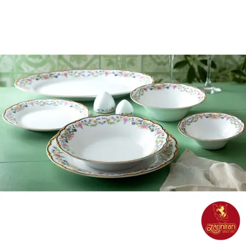 سرویس چینی زرین شهرزاد گلستان 6 نفره 35 پارچه