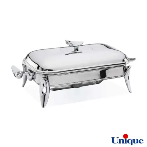 سوفله مستطیل متوسط قایقی نقره ای یونیک UN-3848