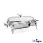سوفله مستطیل متوسط قایقی نقره ای یونیک UN-3848