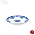 فنجان و نعلبکی چای خوری چینی زرین ایتالیا اف طرح فلورانس سرمه ای 2 پارچه