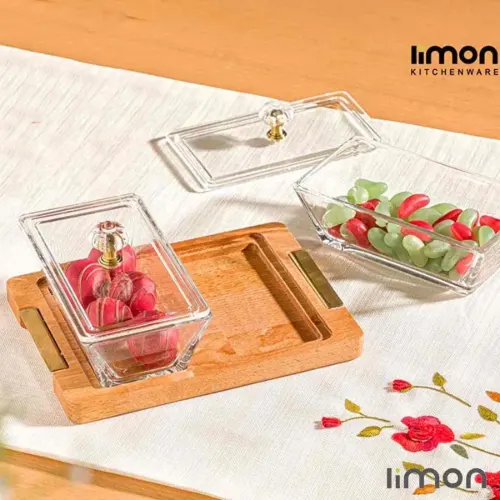 اردور خوری مستطیل دربدار 2 خانه پایه چوبی 2247