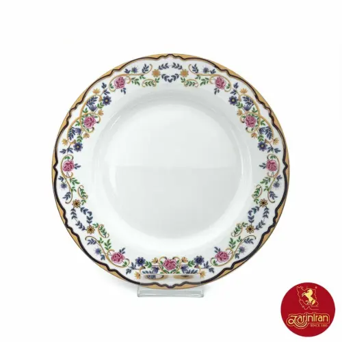 بشقاب تخت گلستان چینی زرین