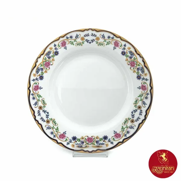 بشقاب تخت گلستان چینی زرین