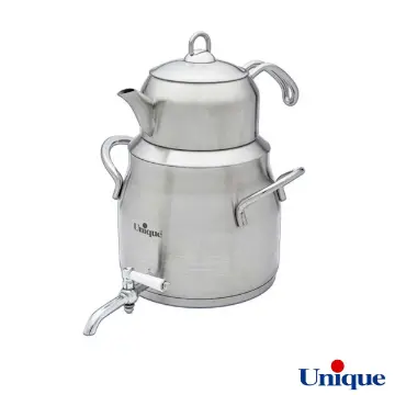 کتری و قوری یونیک 5 لیتری استیل UN-7275 شیردار