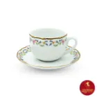 فنجان و نعلبکی چای خوری گلستان چینی زرین