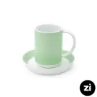 فنجان و نعلبکی شیر شکلات اس چینی زرین