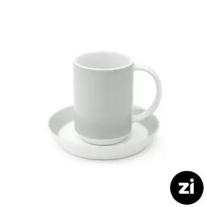 فنجان و نعلبکی شیر شکلات اس چینی زرین