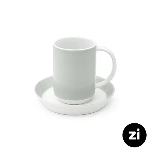 فنجان و نعلبکی شیر شکلات اس چینی زرین