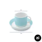 فنجان و نعلبکی قهوه خوری اس چینی زرین