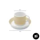 فنجان و نعلبکی قهوه خوری اس چینی زرین
