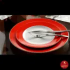 سرویس غذا خوری قرمز گیلاس