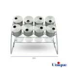 ست جا ادویه ای موجی استیل یونیک مستطیل 8تایی UN-1632