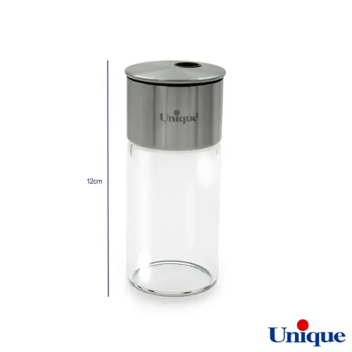 ست جا ادویه ای موجی استیل یونیک مستطیل 8تایی UN-1632