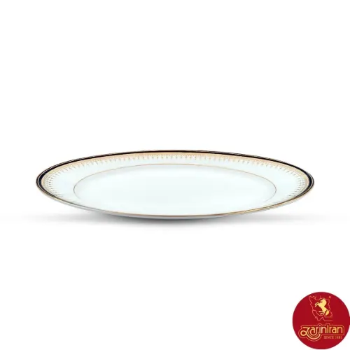دیس بیضی چینی زرین ایتالیا اف طرح خاطره سایز 38
