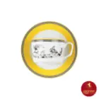 سرویس چای خوری چینی زرین رادیانس طرح ویلیج 12 پارچه