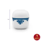 سرویس چای خوری چینی زرین کواترو فلورانس سرمه ای 17 پارچه