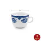 سرویس چای خوری چینی زرین کواترو فلورانس سرمه ای 17 پارچه