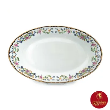 دیس چینی زرین ایتالیا اف طرح گلستان سایز 38