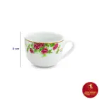 فنجان چای خوری چینی زرین ایتالیا اف بیدگل سایز 8