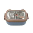 ظرف غذای خرسی ML-6261 استیل دو خانه 800 میلی لیتر