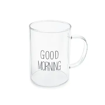 لیوان پیرکس Good Morning حجم 500 میلی لیتر