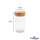 ابعاد ظروف ادویه یونیک پایه دار چوبی 8 تایی UN-6122