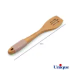 قاشق و کفگیر یونیک چوبی دسته سیلیکون UN-1110