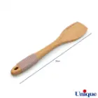 قاشق و کفگیر یونیک چوبی دسته سیلیکون UN-1110